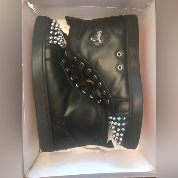 Authentic Louis Vuitton Spiked High Tops - Picture 9 of 11